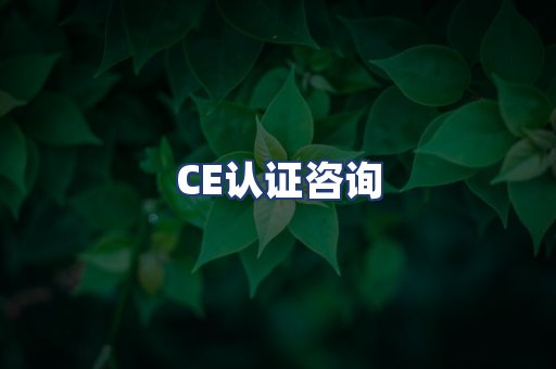 CE认证咨询